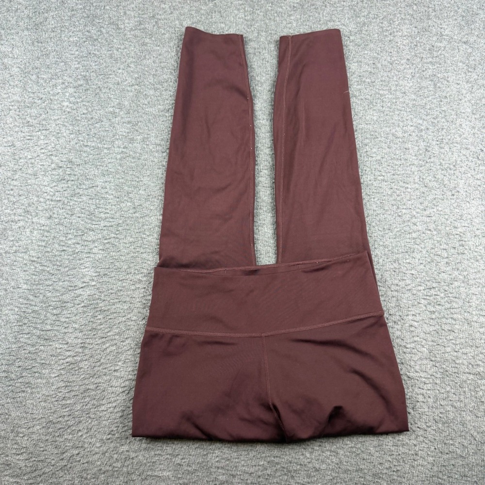 Nike Dri-FIT Leggings Women's S Burgundy High Waisted Athletic Workout